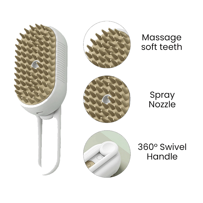  Pet  Steam Brush 