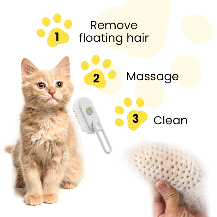  Pet  Steam Brush 