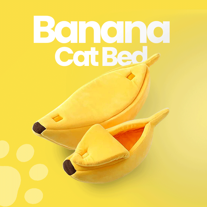 Banana Cat Bed House 